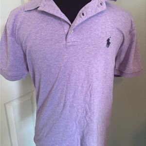 Polo by Ralph Lauren Lavender Men's Polo Shirt Small